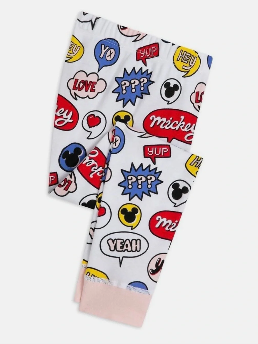 Mickey Mouse Icon PJs 2-Pc Set Kids Girls Size 6 NEW Disney Pajamas